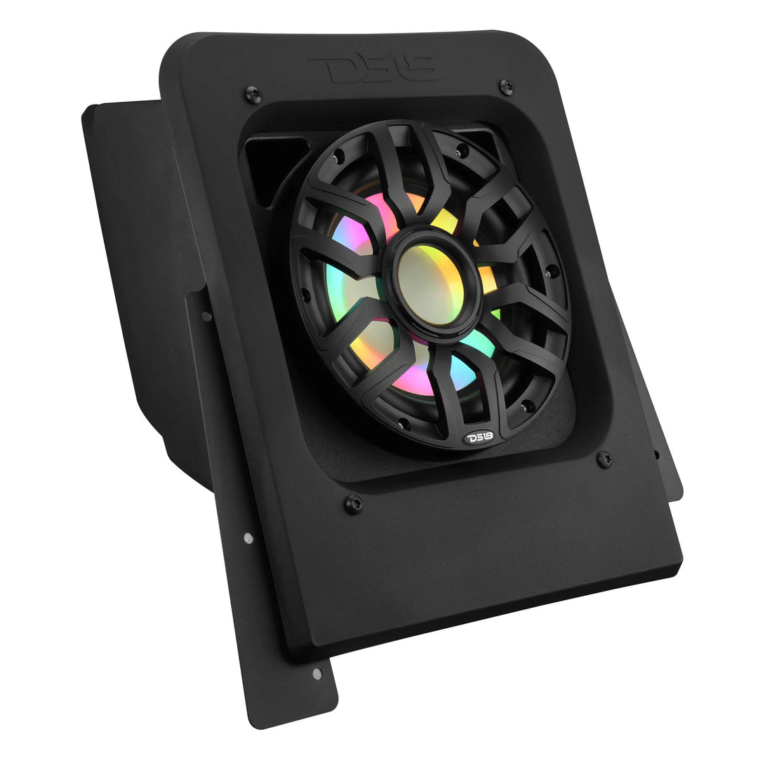 DS18 Sealed Enclosure with 10" Subwoofer and LEDs - Fits 2015-up Polaris Slingshot