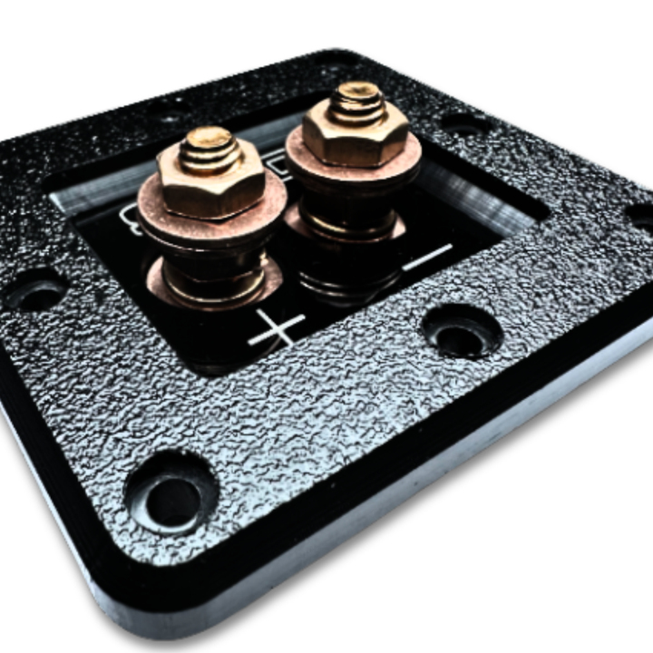 SMD 1-Channel Square Speaker Terminal - Copper Hardware