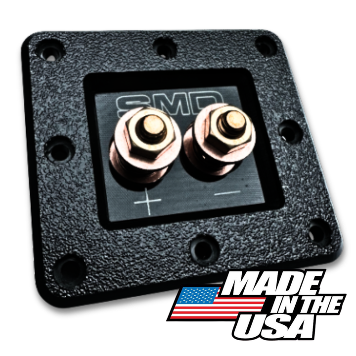 SMD 1-Channel Square Speaker Terminal - Copper Hardware