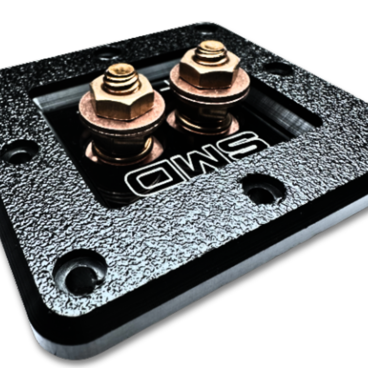 SMD 1-Channel Square Speaker Terminal - Copper Hardware