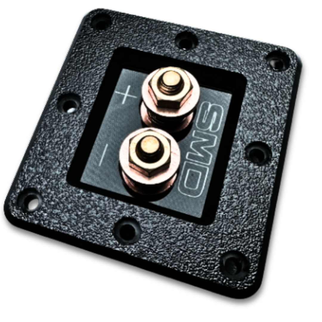 SMD 1-Channel Square Speaker Terminal - Copper Hardware