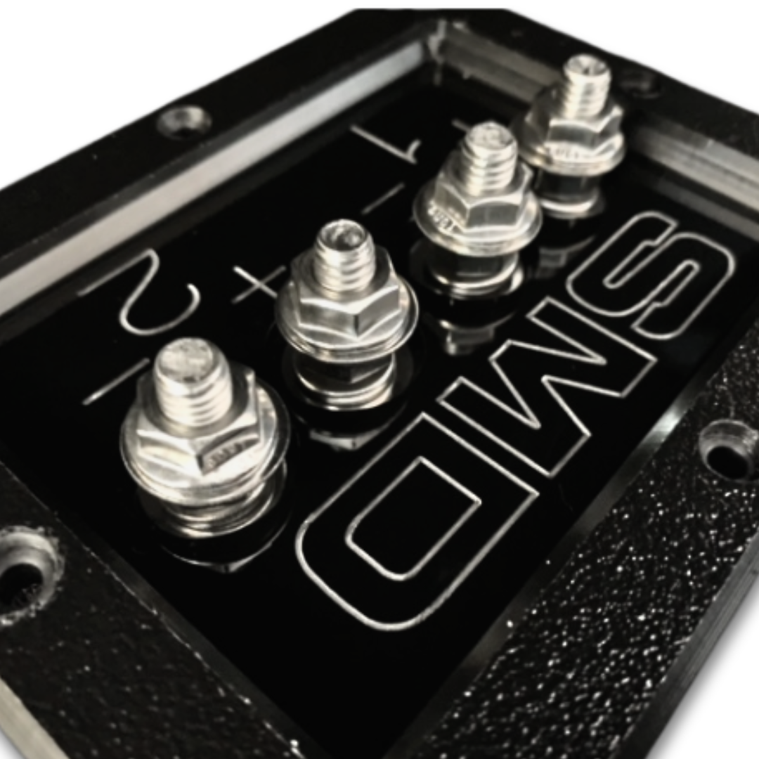 SMD 2-Channel Speaker Terminal - Stainless Steel Hardware