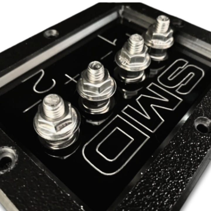 SMD 2-Channel Speaker Terminal - Stainless Steel Hardware
