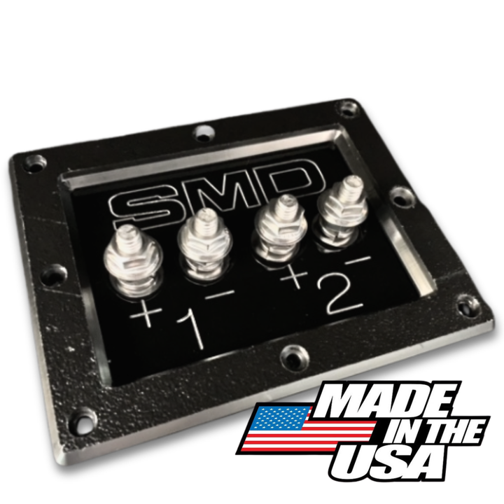 SMD 2-Channel Speaker Terminal - Stainless Steel Hardware