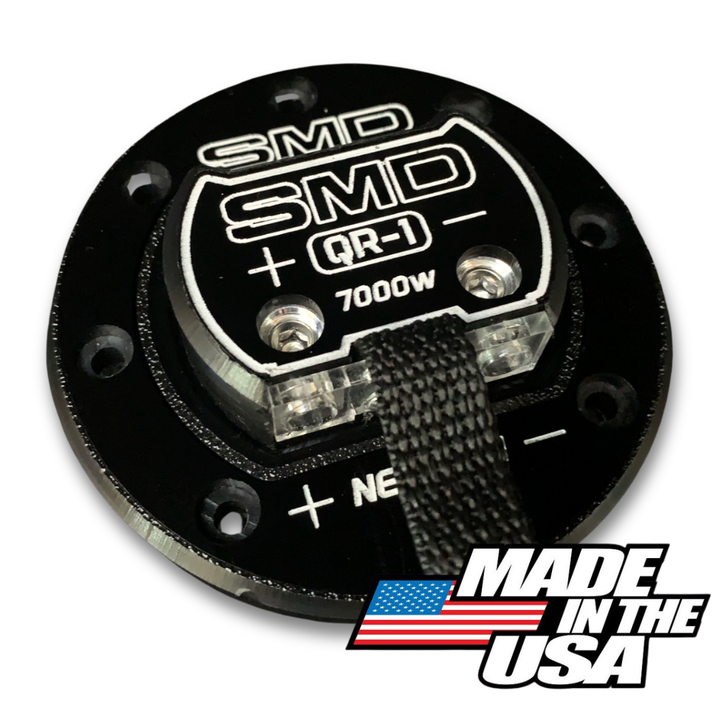 SMD QR 1-Channel Quick Release Magnet Speaker Terminal - Stainless and Aluminum Hardware