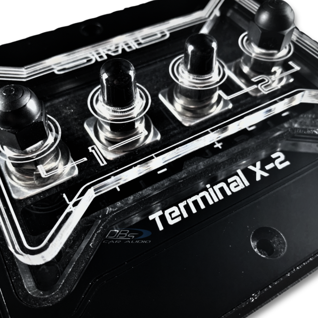 SMD TX 2-Channel Speaker Terminal - Stainless and Aluminum Hardware