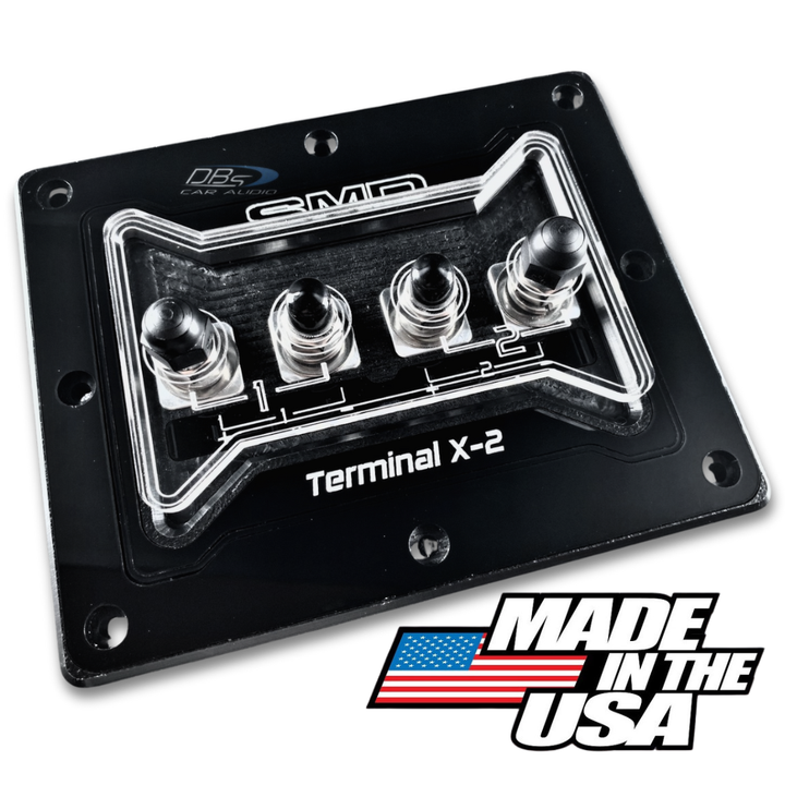 SMD TX 2-Channel Speaker Terminal - Stainless and Aluminum Hardware