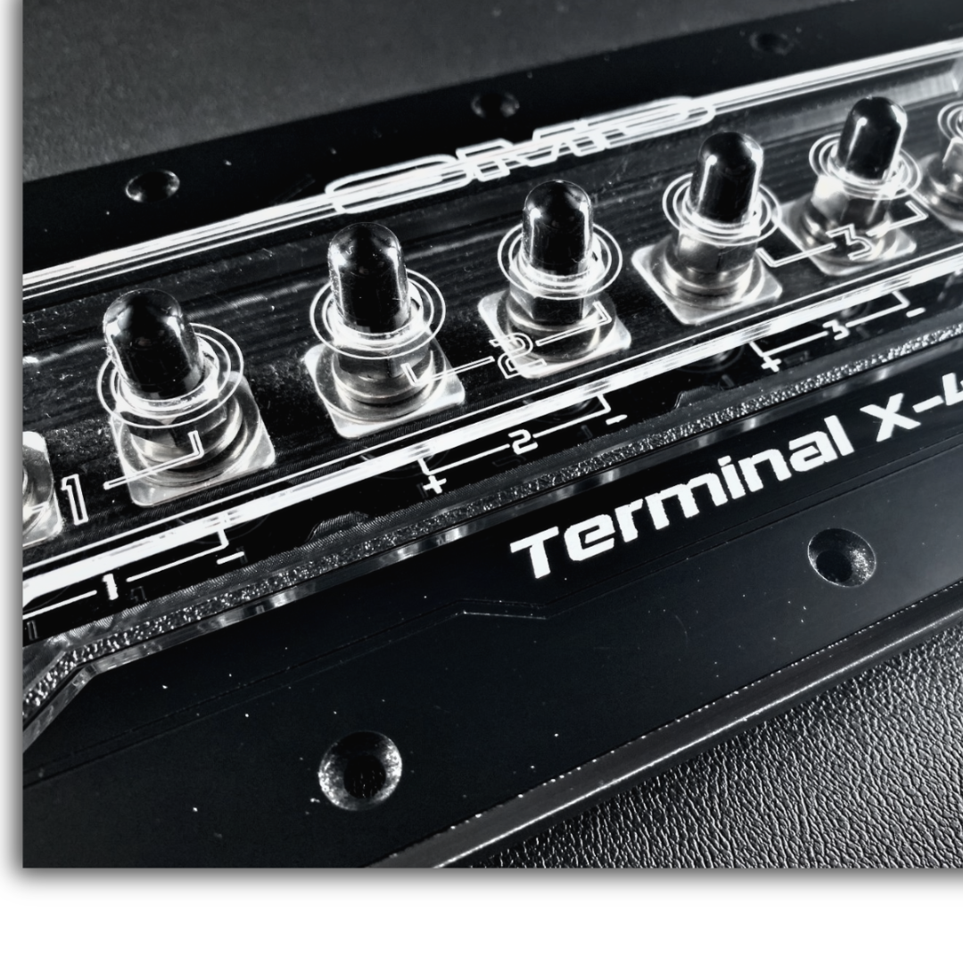 SMD TX 4-Channel Speaker Terminal - Stainless and Aluminum Hardware