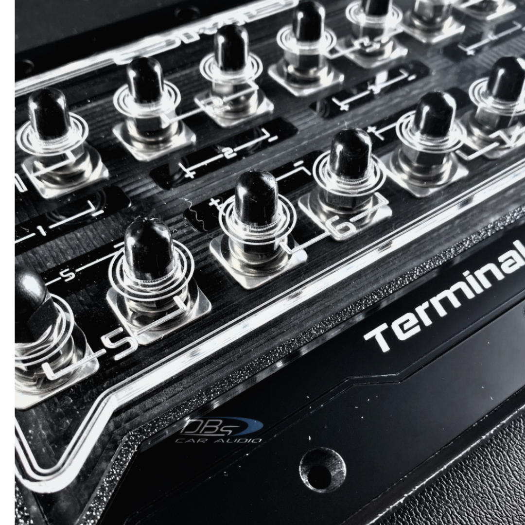 SMD TX 8-Channel Speaker Terminal - Stainless and Aluminum Hardware
