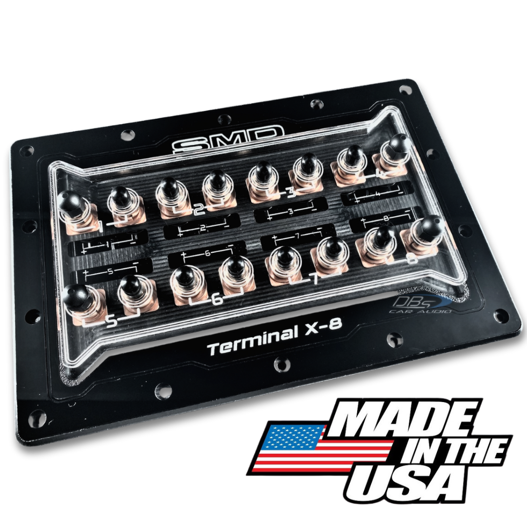 SMD TX 8-Channel Speaker Terminal - Copper Hardware