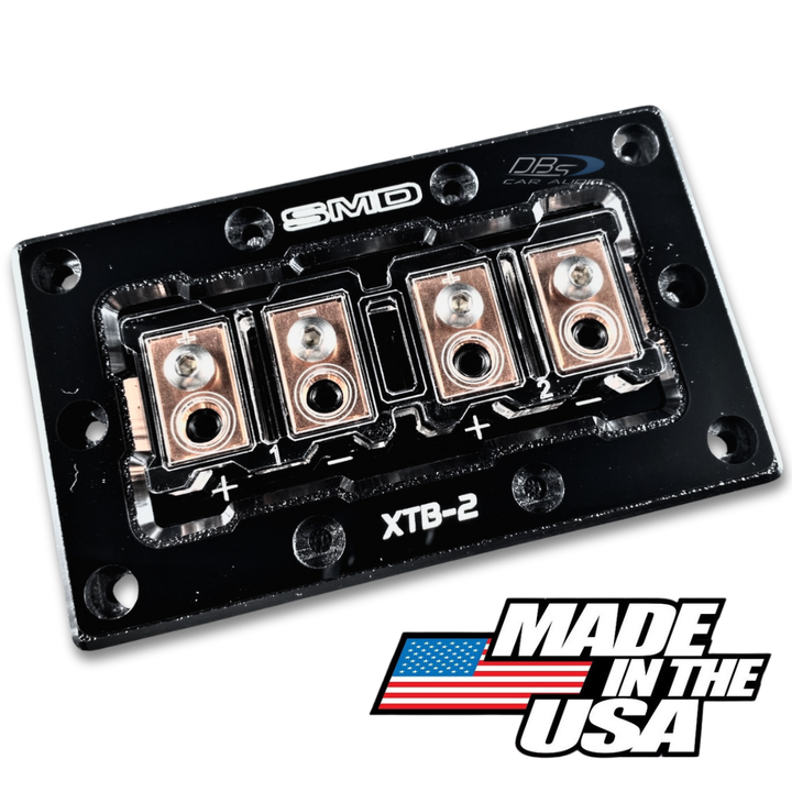 SMD XTB 2-Channel Speaker Terminal - Oxygen-free Copper Hardware