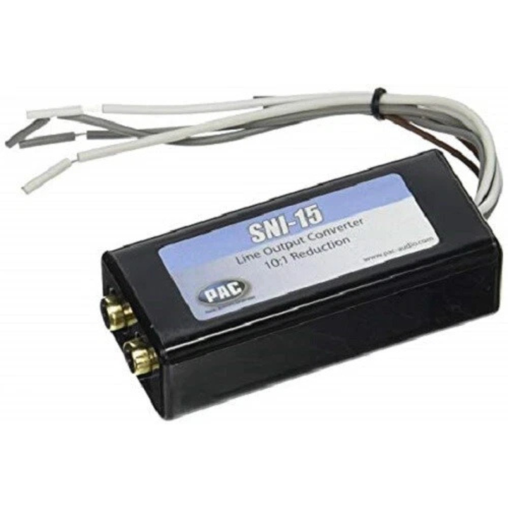 Pac-Audio SNI-15 2-Channel Rca Line Output Converter - 45 Watts Max Input Per Channel