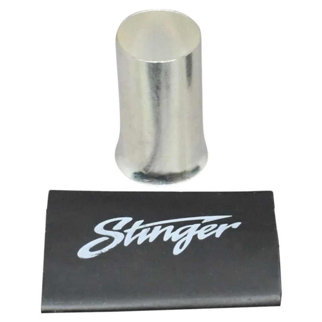 Stinger SPTF0125 1/0 Gauge Tinned Oxygen-free Copper Wire Ferrules with Heat Shrink - 50 Pieces