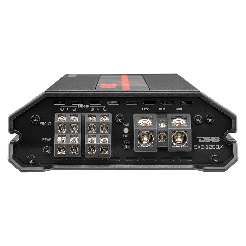 DS18 SXE 4-Channel Class AB Amplifier - 4 x 60 Watts Rms @ 4-ohm