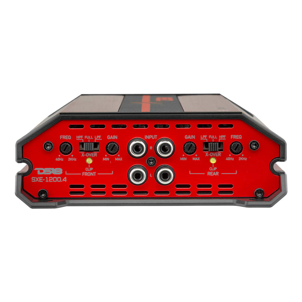 DS18 SXE 4-Channel Class AB Amplifier - 4 x 60 Watts Rms @ 4-ohm