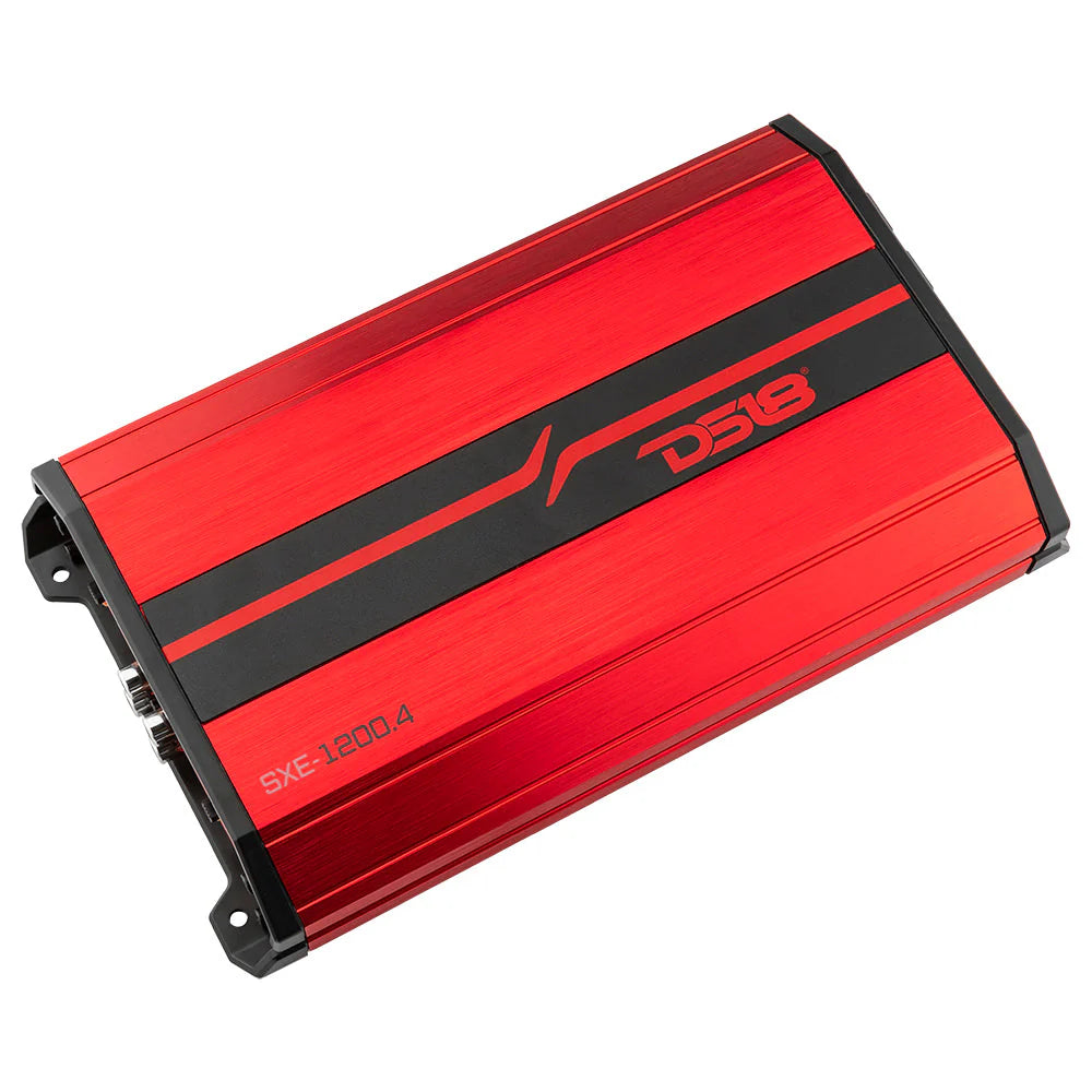 DS18 SXE 4-Channel Class AB Amplifier - 4 x 60 Watts Rms @ 4-ohm