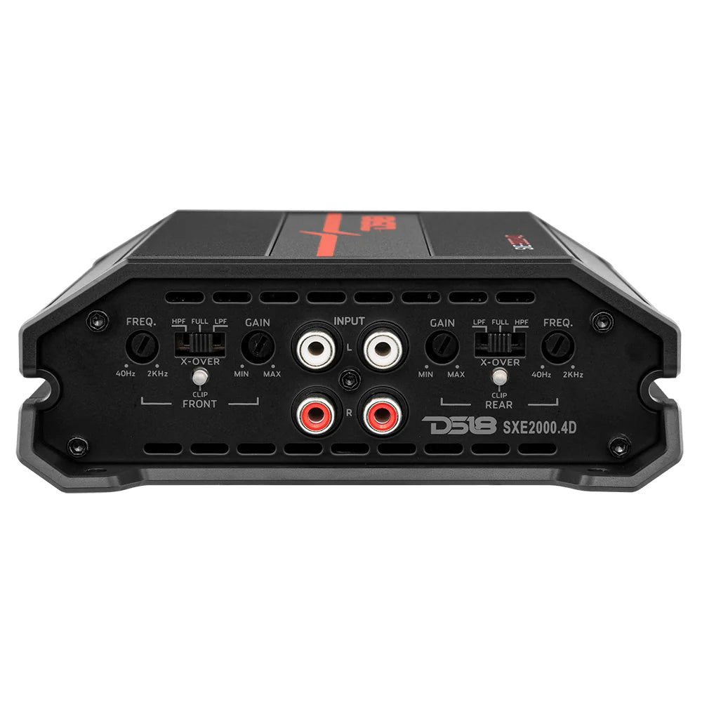 DS18 SXE 4-Channel Class D Amplifier - 4 x 100 Watts Rms @ 4-ohm