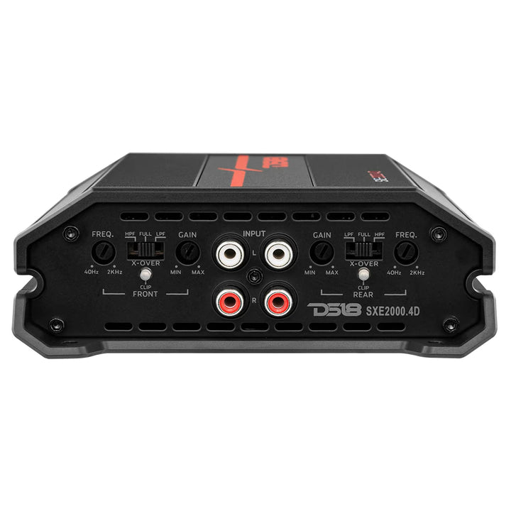 DS18 SXE 4-Channel Class D Amplifier - 4 x 100 Watts Rms @ 4-ohm