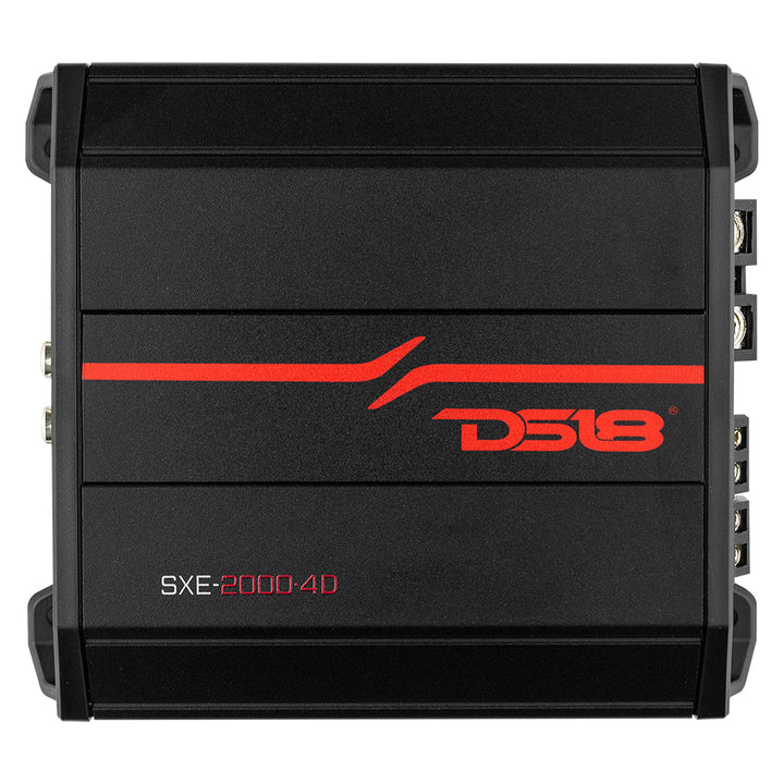 DS18 SXE 4-Channel Class D Amplifier - 4 x 100 Watts Rms @ 4-ohm