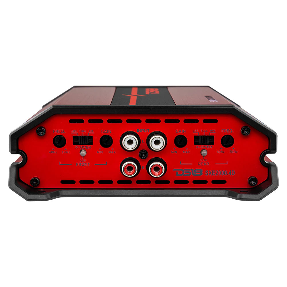 DS18 SXE 4-Channel Class D Amplifier - 4 x 100 Watts Rms @ 4-ohm