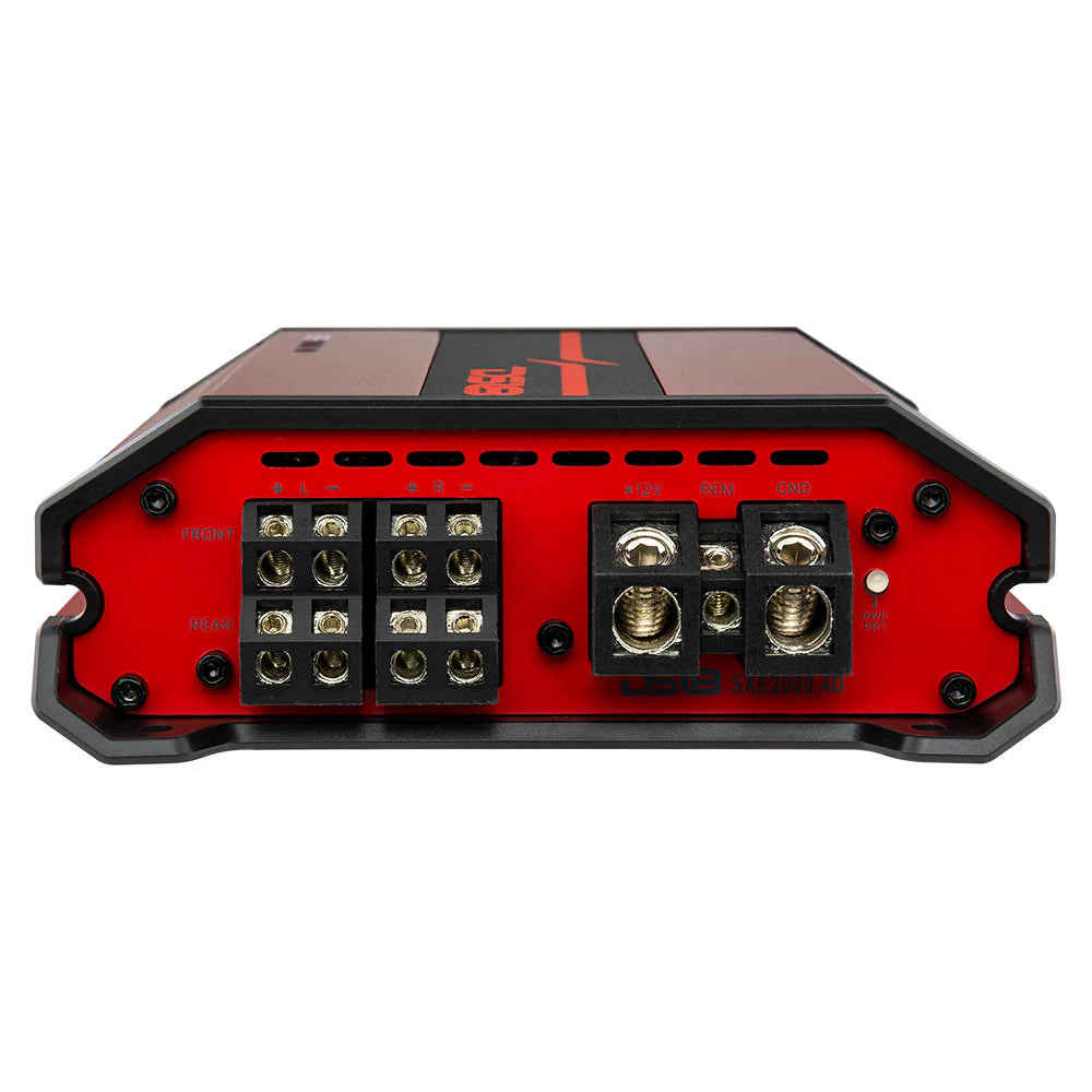 DS18 SXE 4-Channel Class D Amplifier - 4 x 100 Watts Rms @ 4-ohm