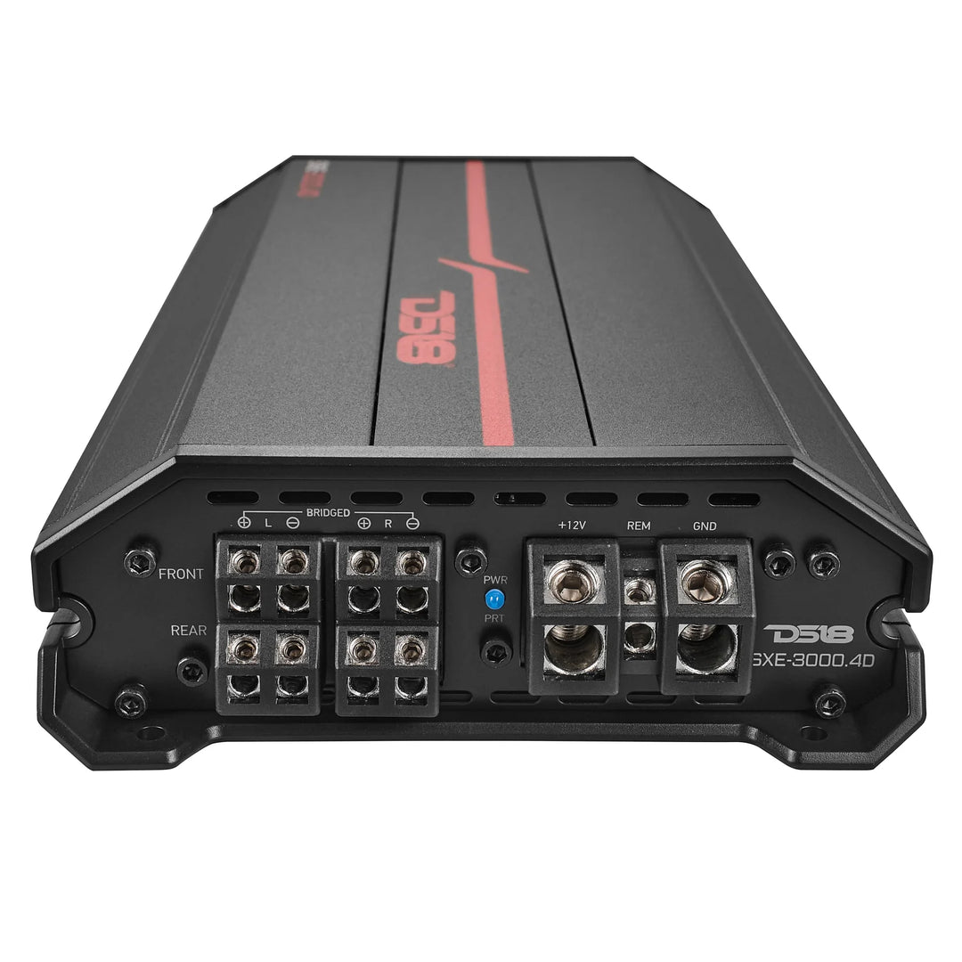 DS18 SXE 4-Channel Class D Amplifier - 4 x 200 Watts Rms @ 4-ohm