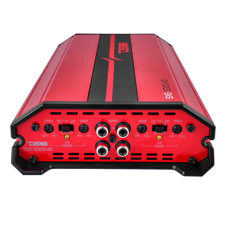 DS18 SXE 4-Channel Class D Amplifier - 4 x 200 Watts Rms @ 4-ohm