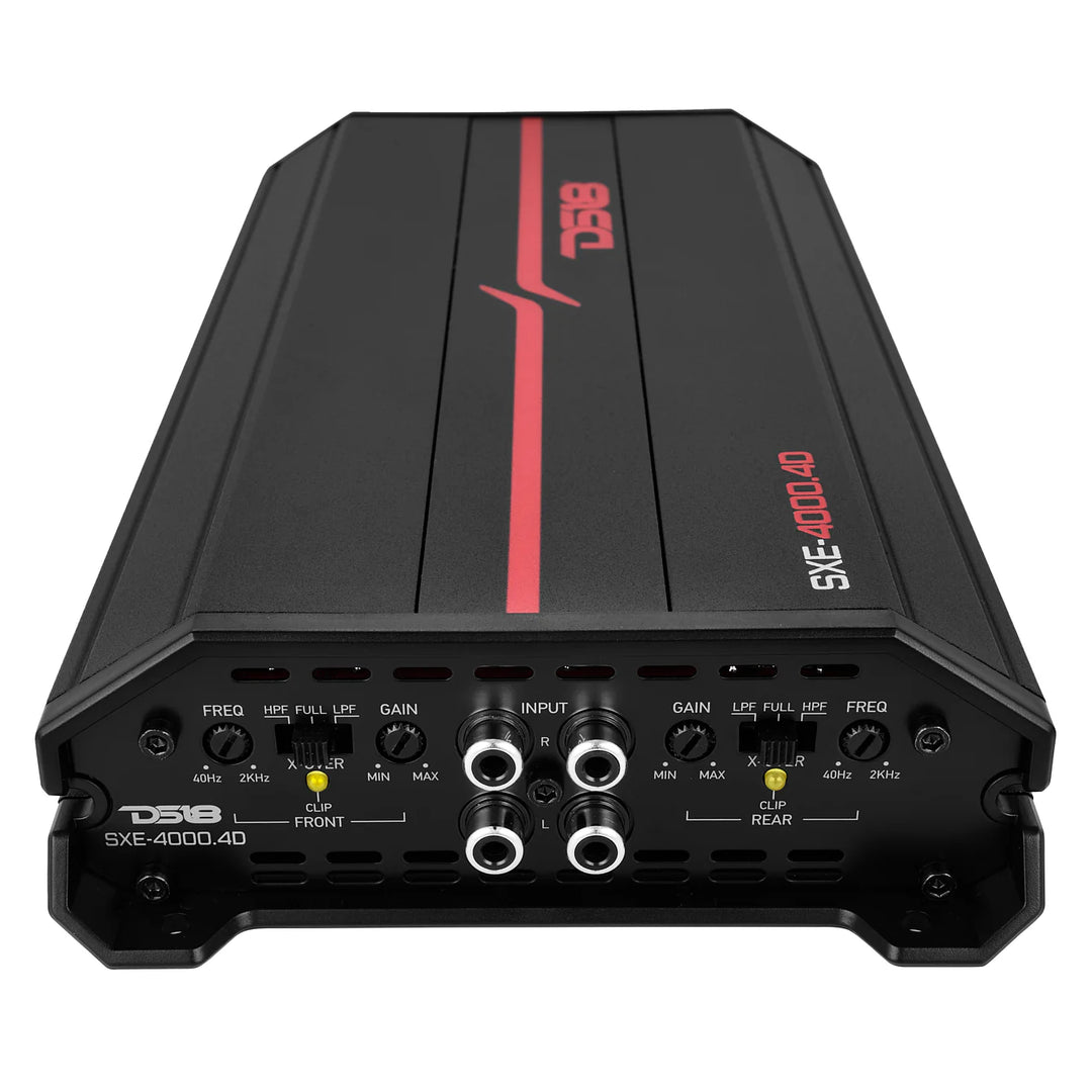 DS18 SXE 4-Channel Class D Amplifier - 4 x 275 Watts Rms @ 4-ohm