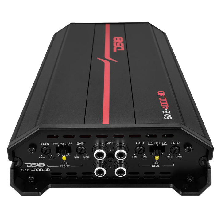 DS18 SXE 4-Channel Class D Amplifier - 4 x 275 Watts Rms @ 4-ohm