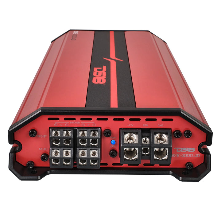 DS18 SXE 4-Channel Class D Amplifier - 4 x 275 Watts Rms @ 4-ohm
