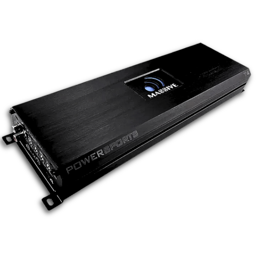 Massive Audio T4 Monoblock Marine Amplifier - 2000 Watts Rms @ 1-ohm