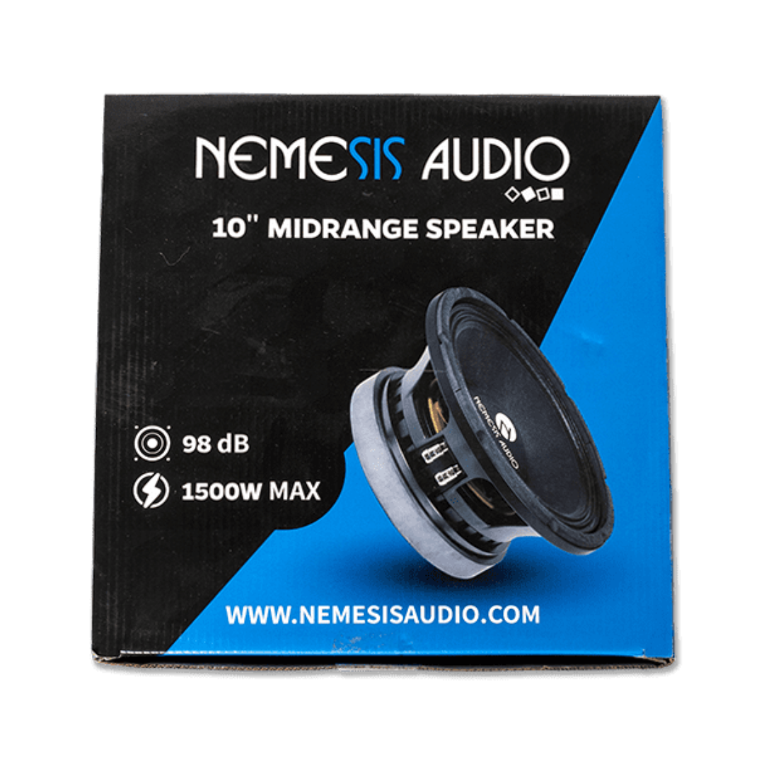 Nemesis Audio TEAM-10MR 10" Mid-Range Loudspeaker - 750 Watts Rms 4-ohm