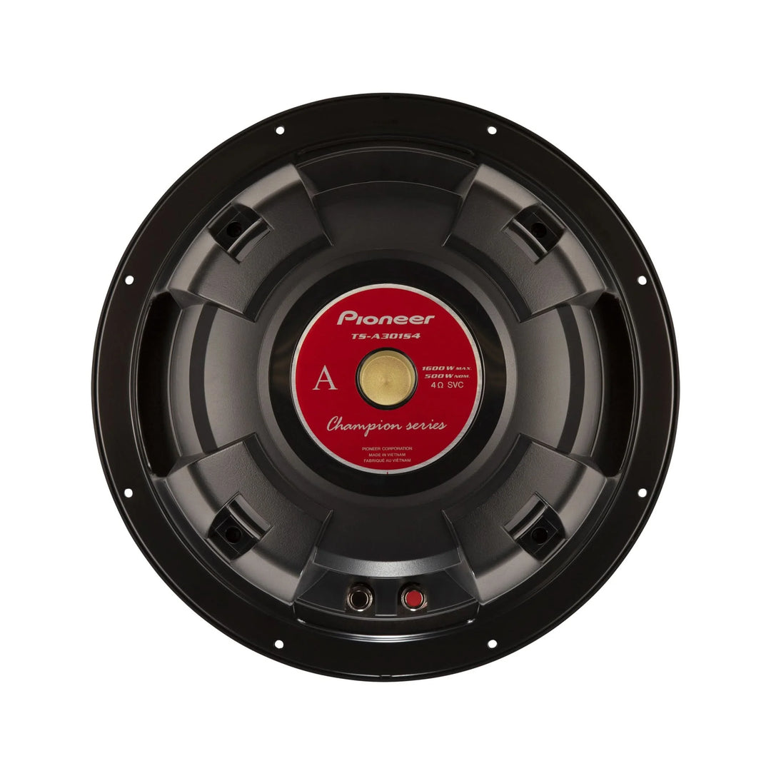 Pioneer TS-A301S4 12" Subwoofer - 500 Watts Rms Single 4-ohm