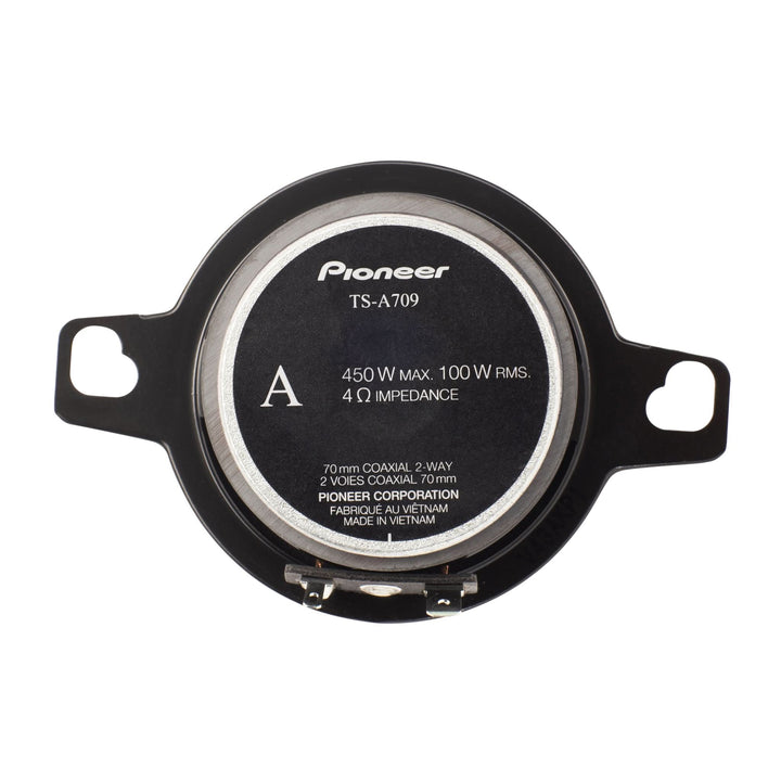 Pioneer TS-A709 2.75" 2-Way Coaxial Speakers - 100 Watts Rms 4-ohm