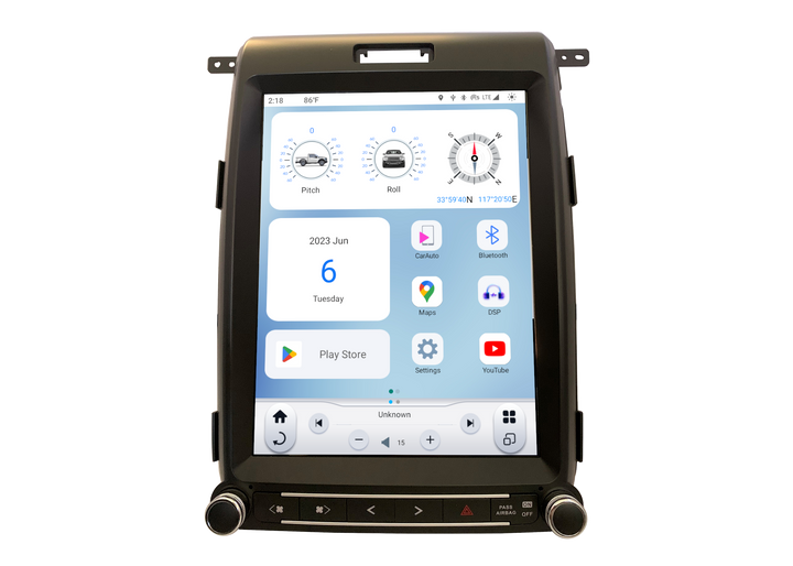 Linkswell T-Style Radio with 12.1" Touchscreen 6th Gen - Fits 2013-2014 Ford F-150