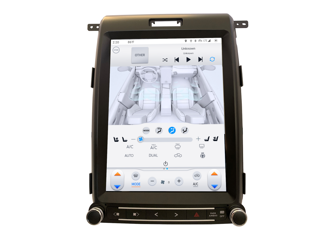 Linkswell T-Style Radio with 12.1" Touchscreen 6th Gen - Fits 2013-2014 Ford F-150