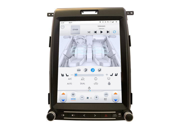 Linkswell T-Style Radio with 12.1" Touchscreen 6th Gen - Fits 2013-2014 Ford F-150