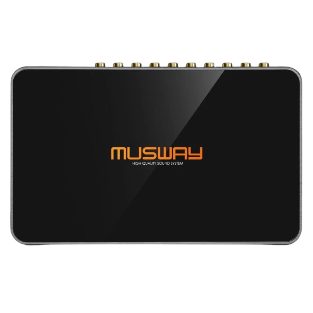 Musway TUNE12 Advanced Digital Sound Processor with PC/APP Control - 6-Channel In and 12-Channel Out