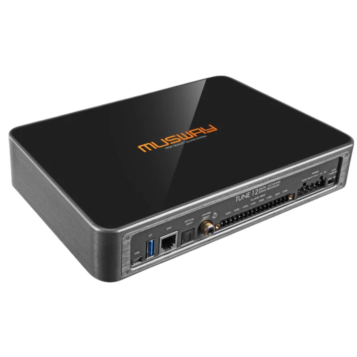 Musway TUNE12 Advanced Digital Sound Processor with PC/APP Control - 6-Channel In and 12-Channel Out