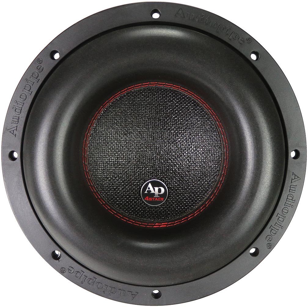 Audiopipe TXX-BDC4-10D2 10" Subwoofer with Quad Stack Magnet and Composite Cone - 900 Watts Rms Dual 2-ohm