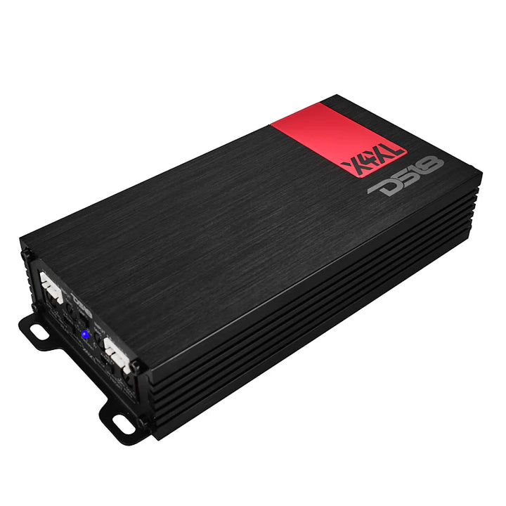 DS18 X4XL 4-Channel Compact Class D Amplifier - 4 x 120 Watts Rms @ 4-ohm