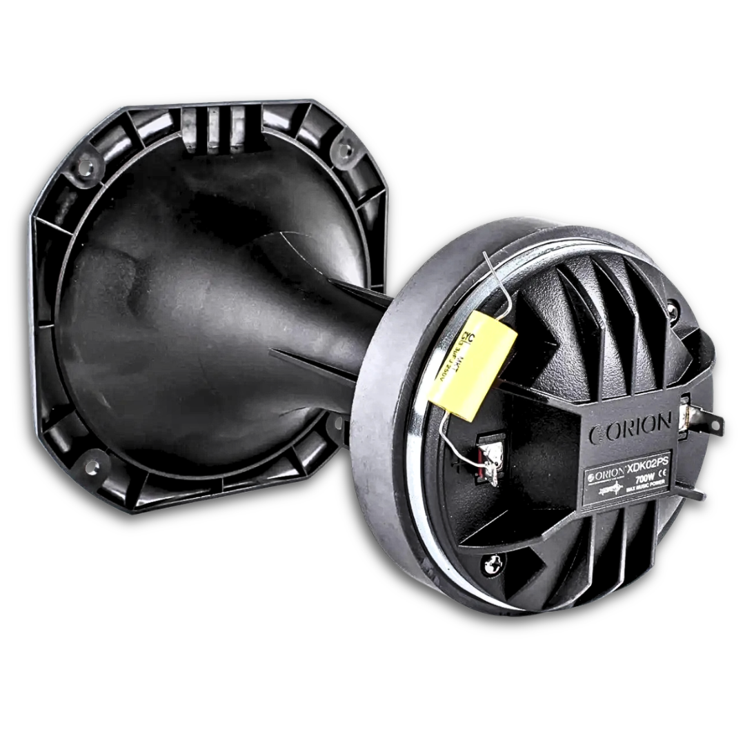 Orion XDK02PS Compression Driver With XL Horn - 175 Watts Rms 8 Orion XDK02PS Compression Driver With XL Horn - 175 Watts Rms 8