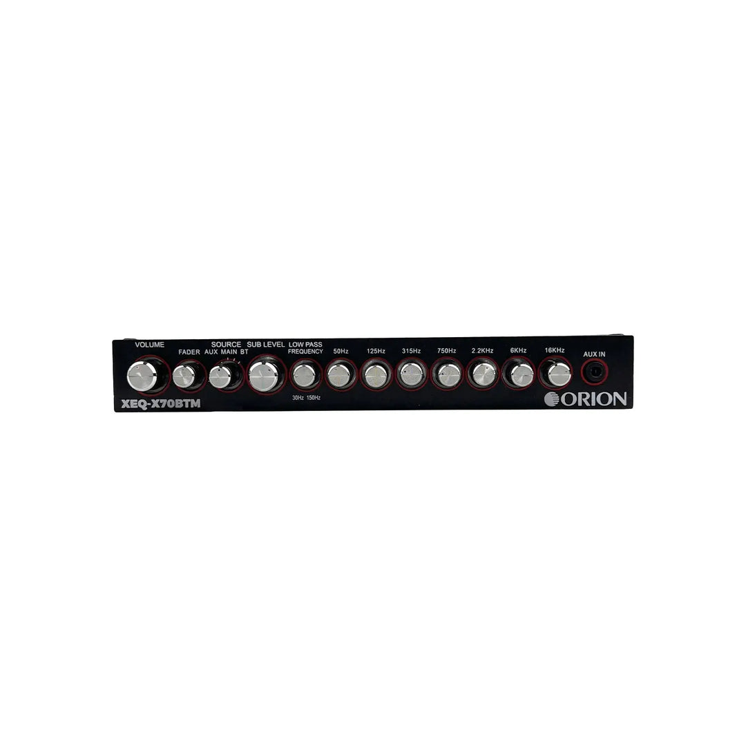 Orion XEQ-X70BTM 7-Band Marine Grade Graphic Equalizer with Bluetooth