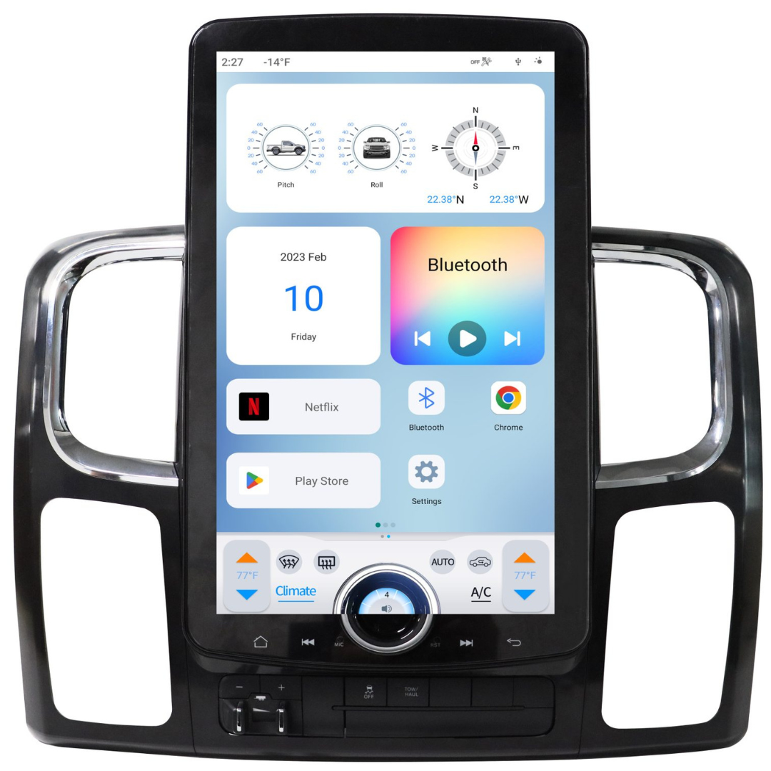 Linkswell T-Style XL Radio with 15.6" Touchscreen - Fits 2013-2018 (2019-2024 Classic) Dodge Ram