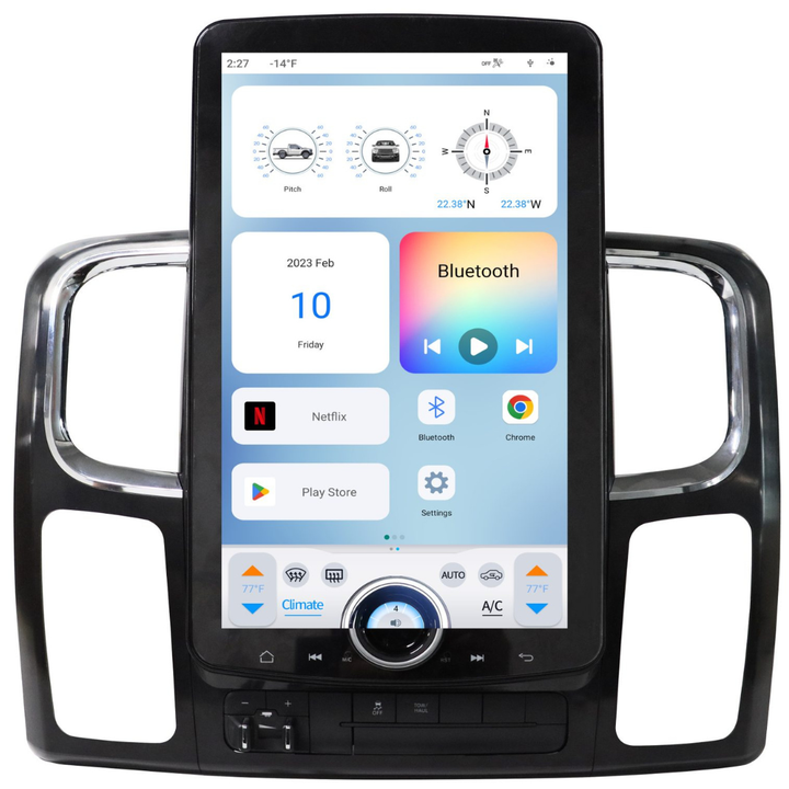 Linkswell T-Style XL Radio with 15.6" Touchscreen - Fits 2013-2018 (2019-2024 Classic) Dodge Ram