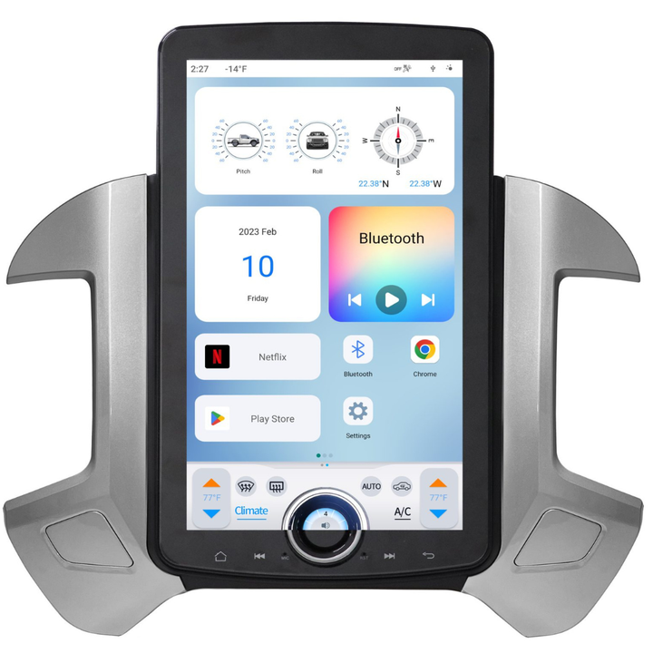 Linkswell T-Style XL Radio with 15.6" Touchscreen - Fits 2014-2018 Chevy Silverado / GMC Sierra