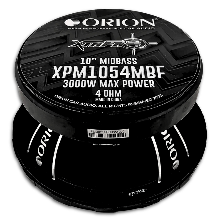 Orion XPM1054MBF 10" Mid-Bass Loudspeaker - 750 Watts Rms 4-ohm