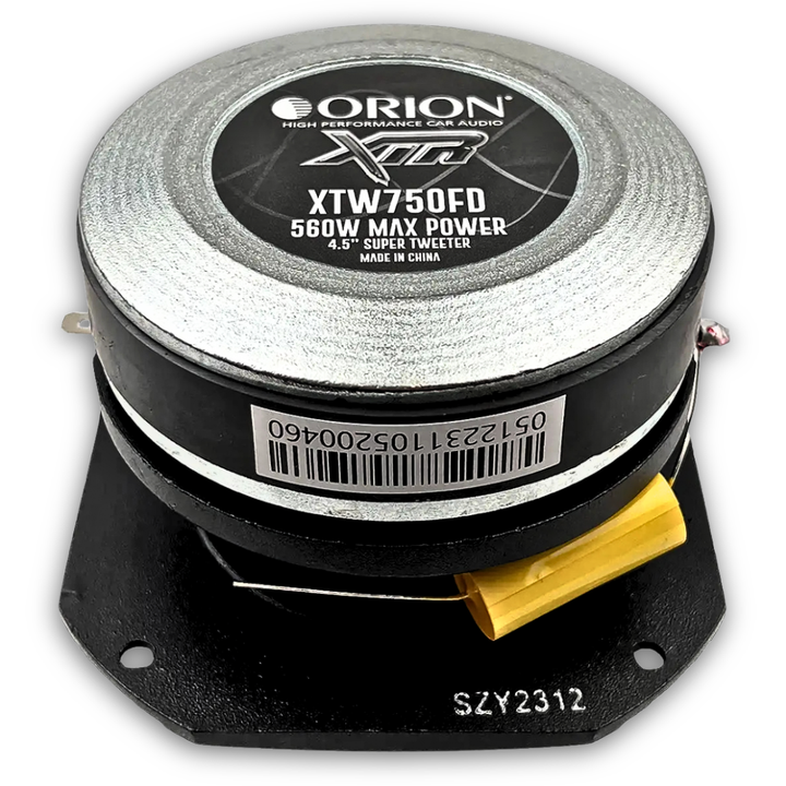 Orion XTW750FD 4.5" Bullet Super Tweeter - 140 Watts Rms 4-ohm
