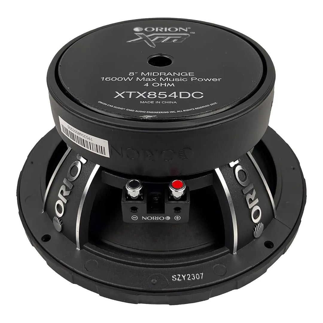 Orion XTX854DC 8" Mid-Range Loudspeakers - 400 Watts Rms 4-ohm