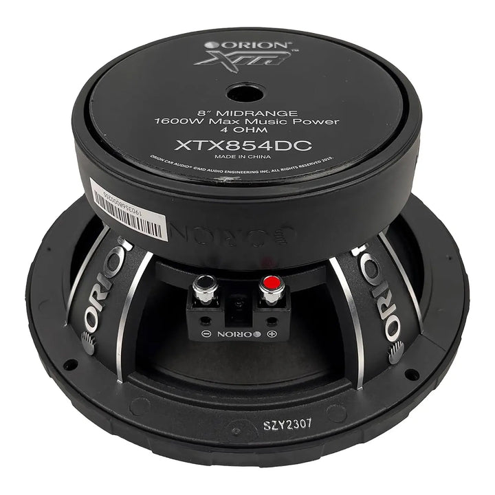 Orion XTX854DC 8" Mid-Range Loudspeakers - 400 Watts Rms 4-ohm